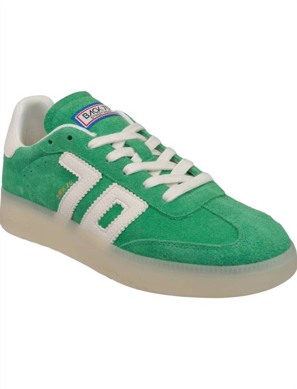 NEW BACK 70 women's boston 2505 low top sneakers in green